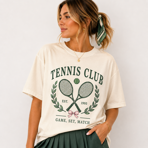 Tennis Club Womens Tshirt