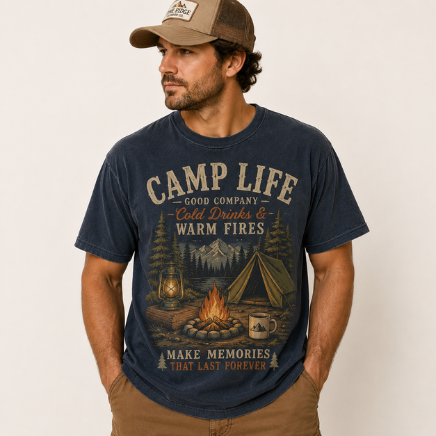 Camp Life Mens Tshirt